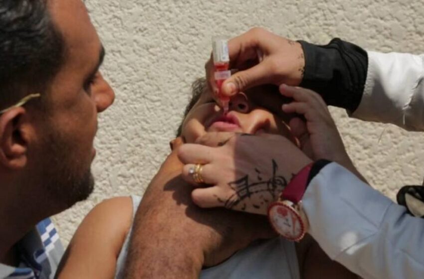 حملات التحصين ضد شلل الأطفال في اليمن