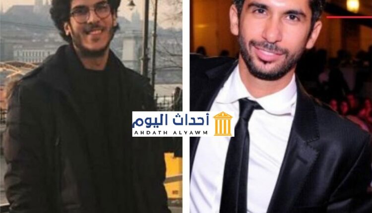 سيف بدور (21 سنة) إلى يسار الصورة وأحمد الجنزوري (40 سنة) إلى يمين الصورة
