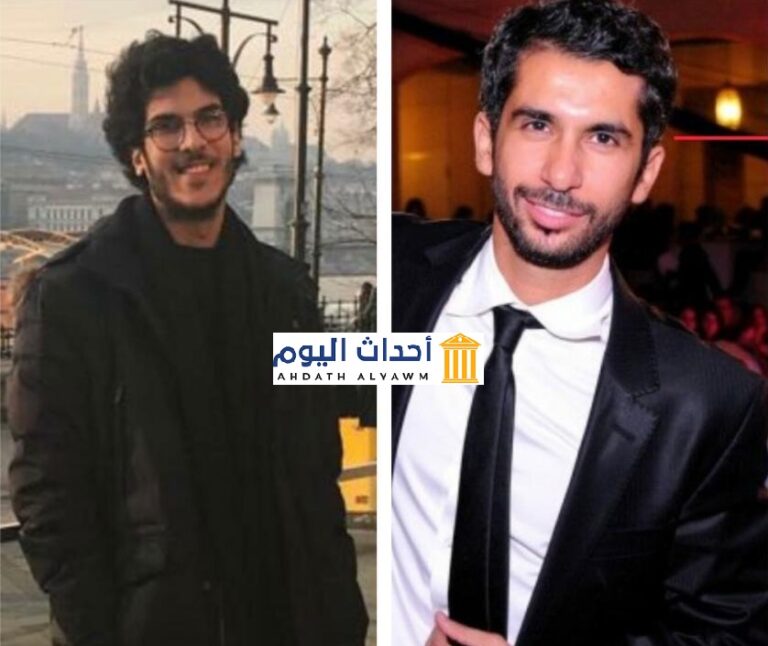 سيف بدور (21 سنة) إلى يسار الصورة وأحمد الجنزوري (40 سنة) إلى يمين الصورة