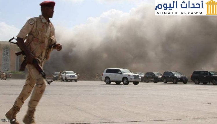 هجوم الحوثي على مطار عدن الدولي