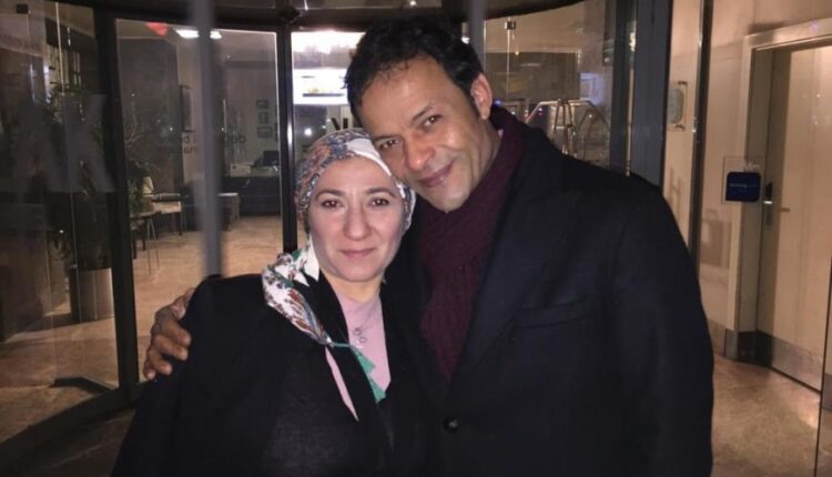 غادة نجيب وزوجها هشام عبد الله