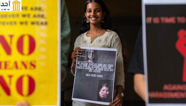 نساء شابات في الهند يعبّرن عن مشاعرهن إزاء العنف القائم على النوع الاجتماعي