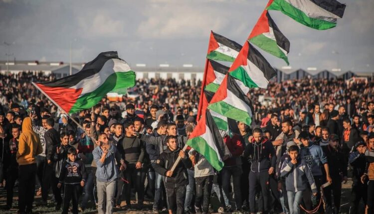 مسيرات العودة المقامة على الحدود الشرقية لقطاع غزة