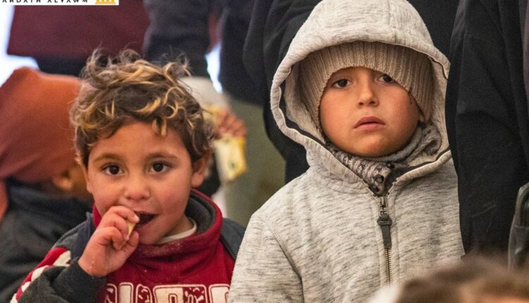 في الطقس البارد تزداد احتياجات الأطفال المستضعفين في مخيم الهول شمال شرق سوريا