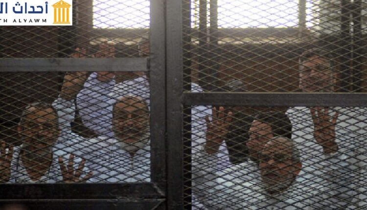 المتهمين المحتجزين في قضية احتجاجات ميدان رابعة عام 2013