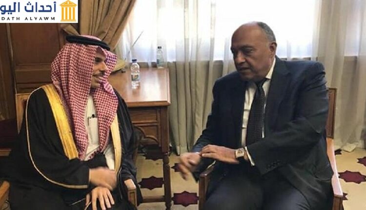 وزير الخارجية المصري والسعودي