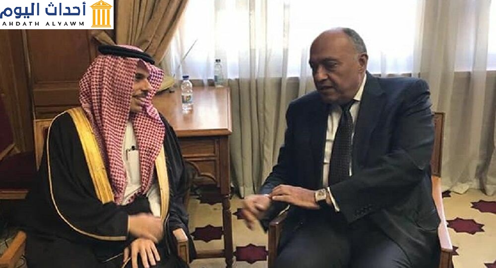 وزير الخارجية المصري والسعودي