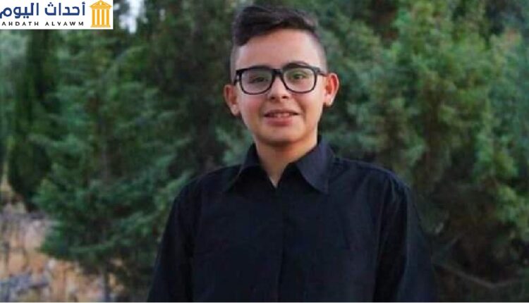 الطفل "أمير طه محمد أبو شرار"، من الخليل الذي تم اعتقاله على ايدي عناصر جهاز الأمن الوقائي