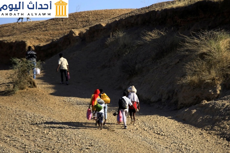 الكثيرين من سكان إقليم تيغراي بفرون بسبب الفظائع المرتكبة هناك