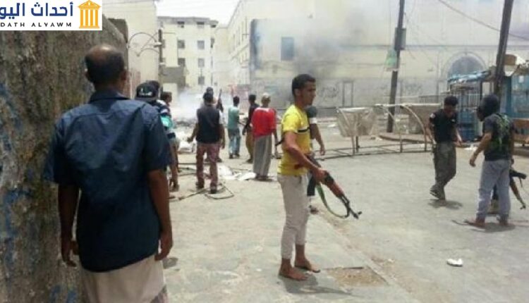 اعتداء المليشيات العسكرية الخاضعة لسيطرة المجلس الانتقالي في عدن