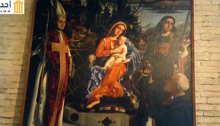 لوحة في إحدى الكنائس