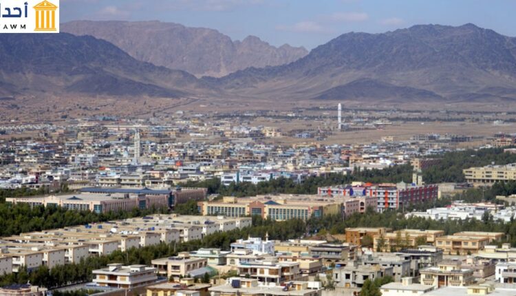 مشهد عام من مدينة قندهار، أفغانستان