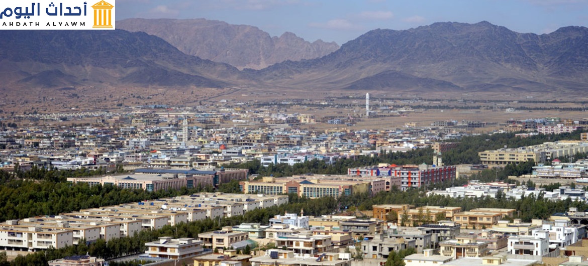 مشهد عام من مدينة قندهار، أفغانستان