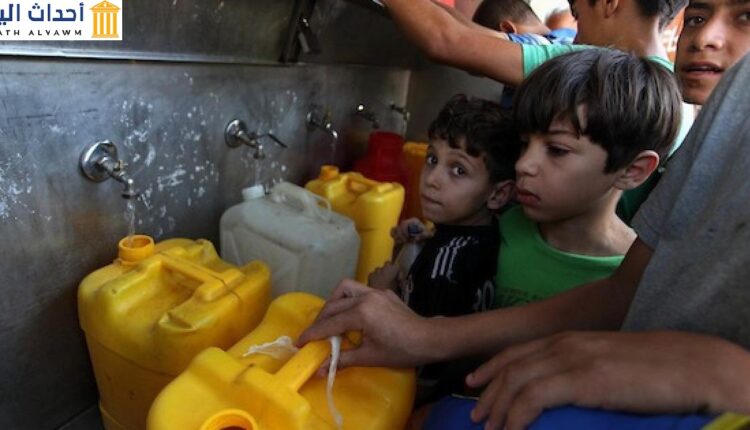 أزمة المياه الملوثة في قطاع غزة