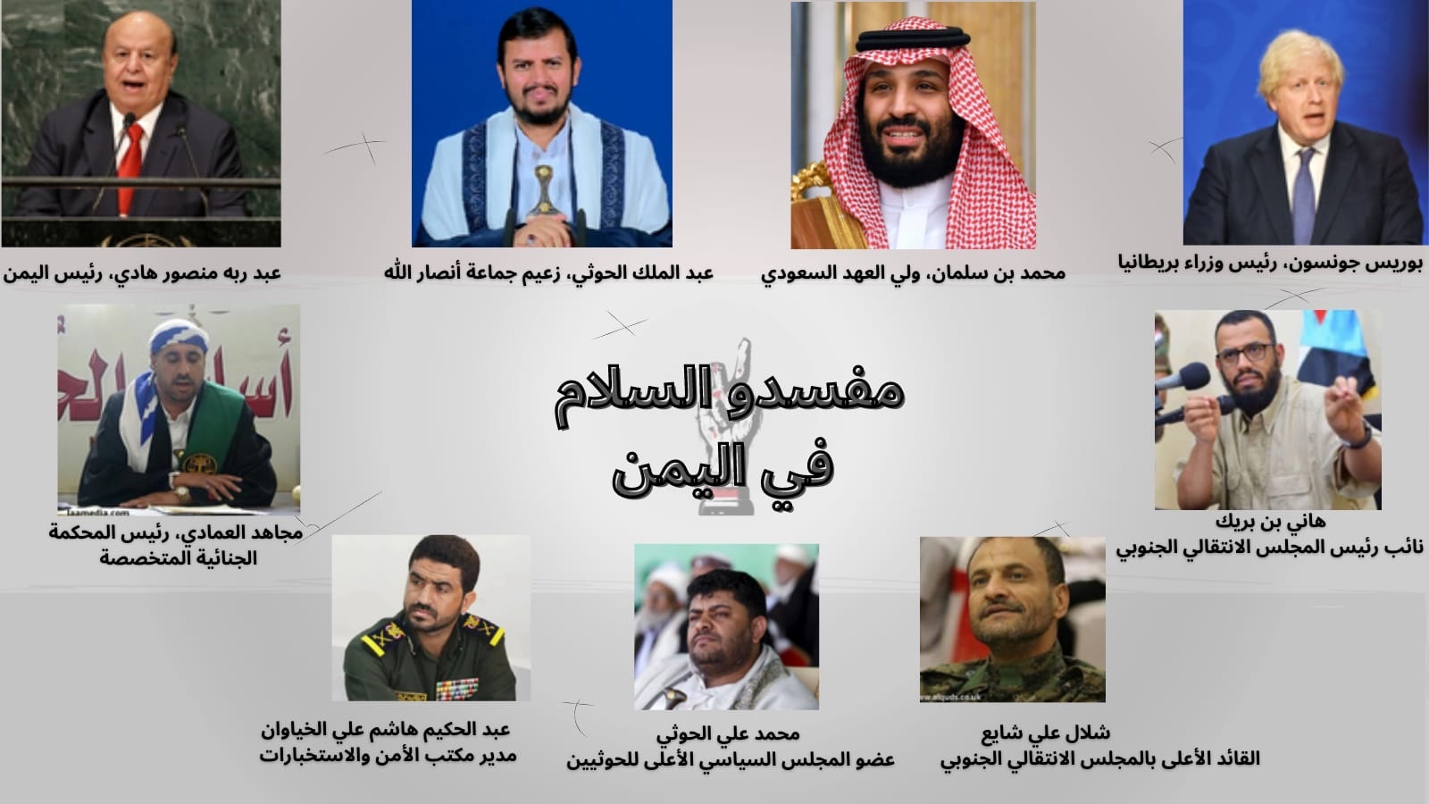 حملة مفسدو السلام في اليمن: "الحوثي" و"بن سلمان" الأكثر ارتكابًا للجرائم في اليمن 2 مفسدو السلام في اليمن