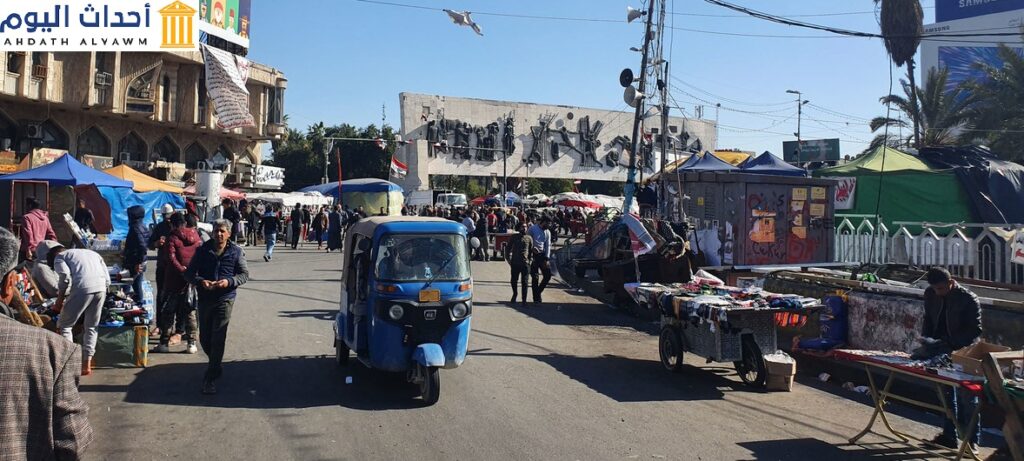 سوق في بغداد بالعراق