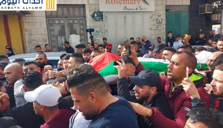 تشييع جنازة الفلسطيني "جميل الكيال"
