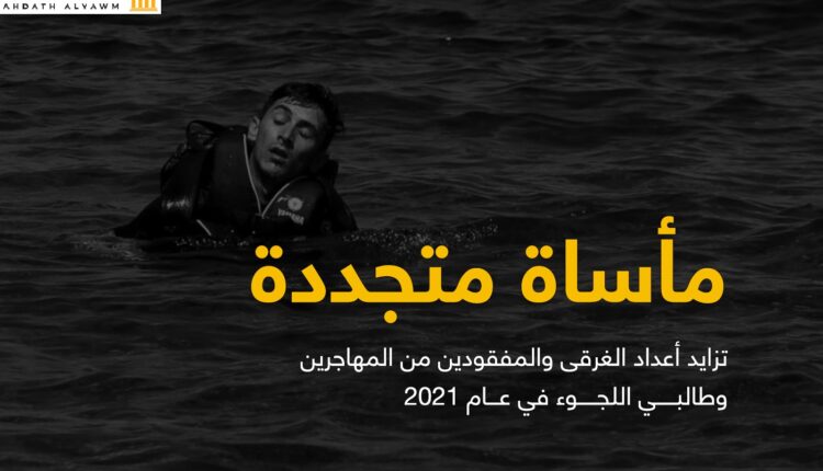 تقرير جديد للأورومتوسطي عن المهاجرين وطالبي اللجوء في مياه المتوسط خلال 2021