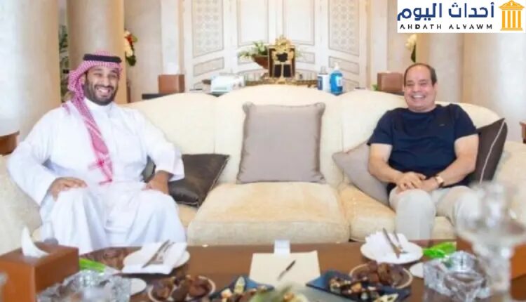 الرئيس المصري "عبد الفتاح السيسي" وولي عهد السعودية "محمد ابن سلمان"