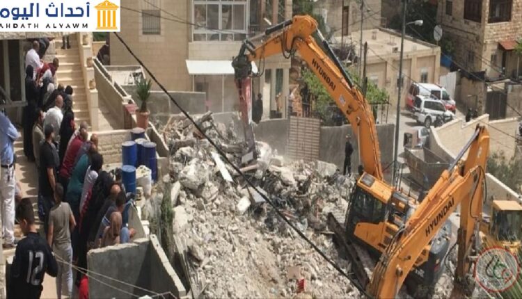 عمليات الهدم والإخلاء في الشيخ جراح بالقدس المحتلة - في الأراضي الفلسطينية المحتلة