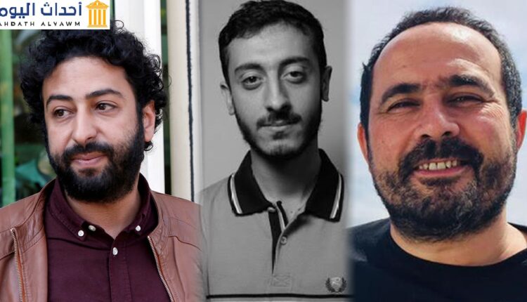 (من اليمين) سليمان الريسوني وعماد استيتو وعمر الراضي