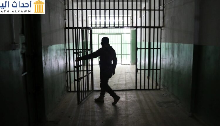 صورة من داخل أحد السجون بمدينة الحسكة في سوريا