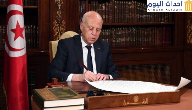 الرئيس التونسي "قيس سعيّد"