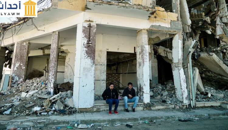 في بنغازي، بليبيا، الدمار الواسع هو تذكير بسنوات من الصراع