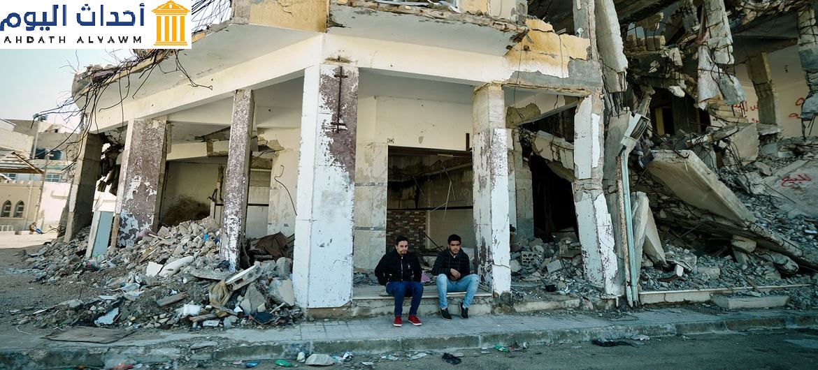 في بنغازي، بليبيا، الدمار الواسع هو تذكير بسنوات من الصراع