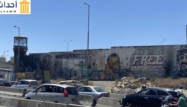 حاجز قلنديا الذي يفصل بين القدس الشرقية ومدينة رام الله