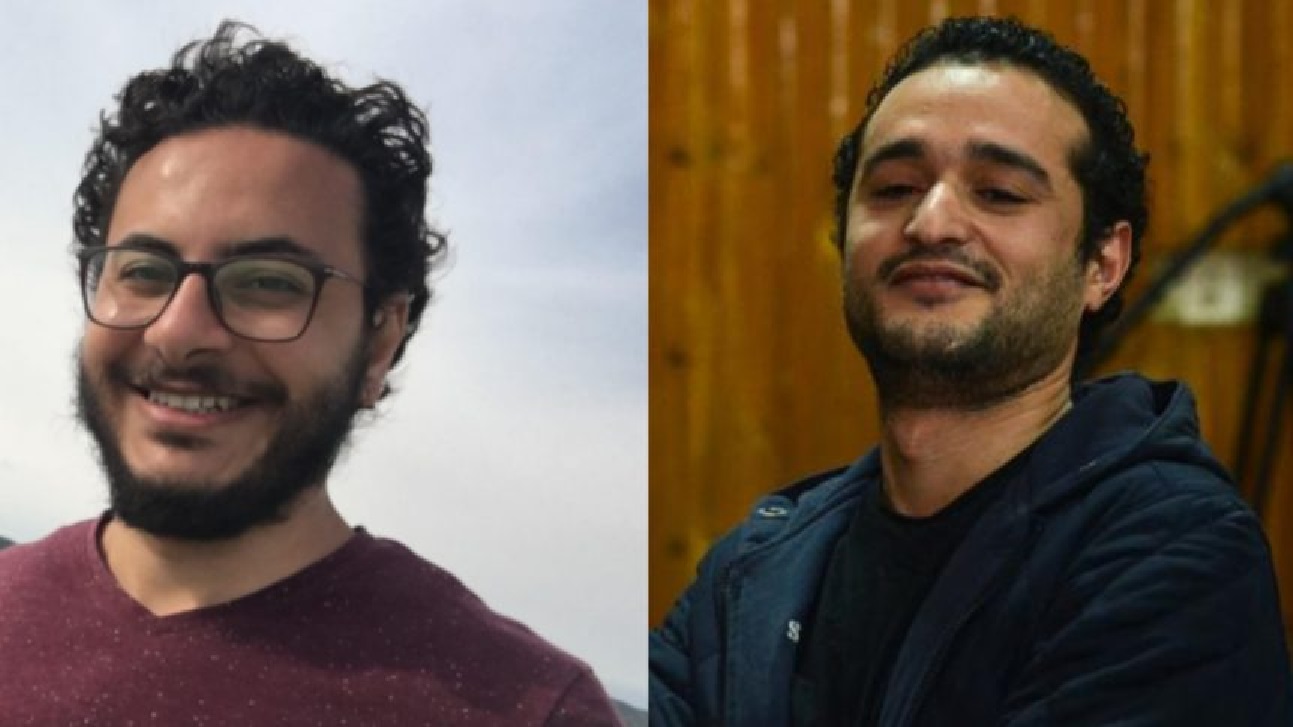 الناشط السياسي "أحمد دومة" والباحث "أحمد سمير سنطاوي"
