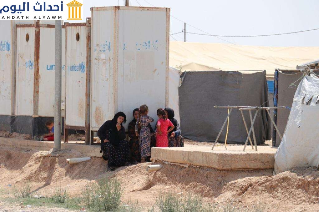 من داخل مخيم للنازحين العراقيين