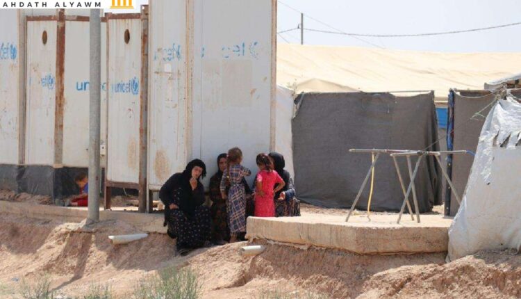 من داخل مخيم للنازحين العراقيين