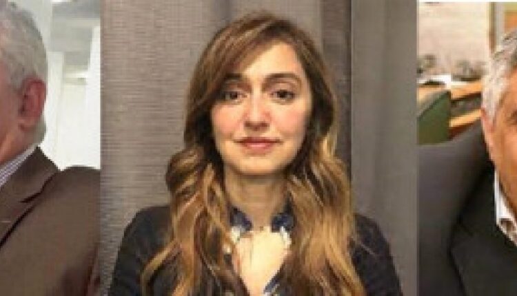 الكاتب الأردني "عدنان الروسان" والصحفيتين "تغريد الرشق" و"داود كُتاب"