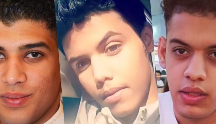 الشبان الثلاثة الذين يواجهون تنفيذ وشيك لحكم الإعدام الصادر بحقهم