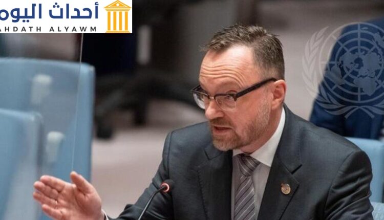 السيد كريستيان ريتشر، المستشار الخاص ورئيس يونيتاد يقدم أول إحاطة له في مجلس الأمن الدولي حيث قدم تقرير يونيتاد السابع للدول الأعضاء
