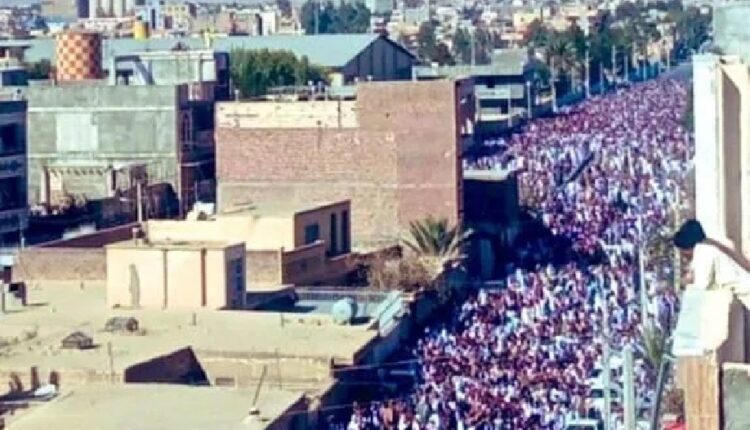 متظاهرون في زاهدان، إيران