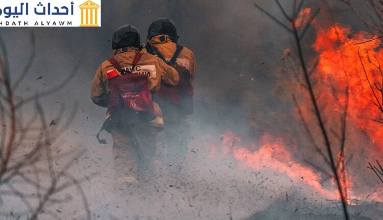 يزيد تغير المناخ من مخاطر حدوث الجفاف والسخونة مما يؤدي إلى نشوب الحرائق