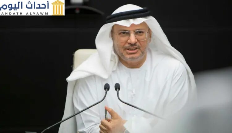 وزير الدولة للشؤون الخارجية في الإمارات أنور قرقاش