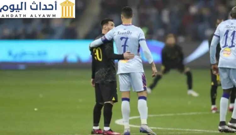 النجم البرتغالي "كريستيانو رونالدو" والنجم الأرجنتيني "ليونيل ميسي"