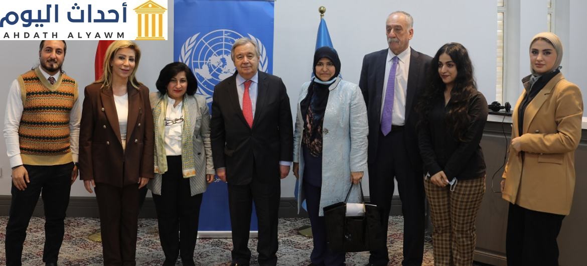 الأمين العام للأمم المتحدة يلتقي عددا من ممثلي المنظمات غير الحكومية في العاصمة العراقية بغداد