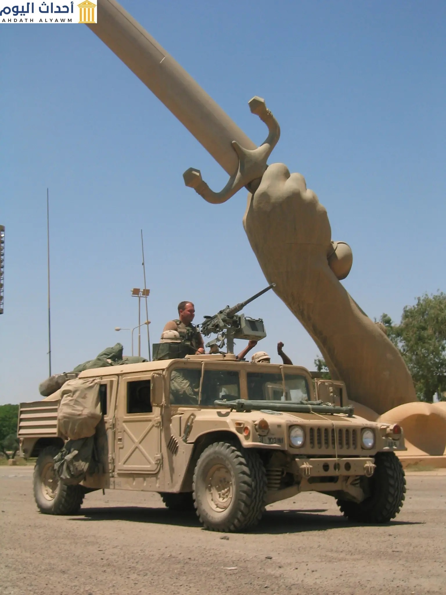 القوات الأمريكية في بغداد، العراق في مايو/أيار 2003