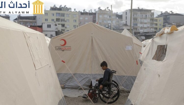 الأشخاص ذوي الإعاقة في المناظق المدمرة بسبب الزلازل الأخيرة