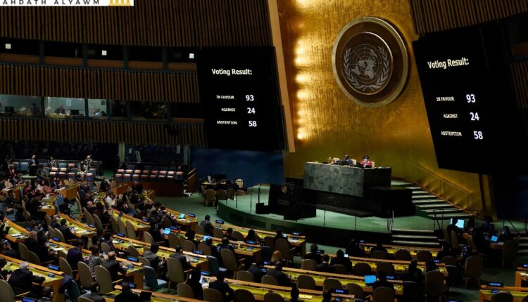 الجمعية العامة للأمم المتحدة" تصدر قرارا بتعليق عضوية روسيا في "مجلس حقوق الإنسان التابع للأمم المتحدة"