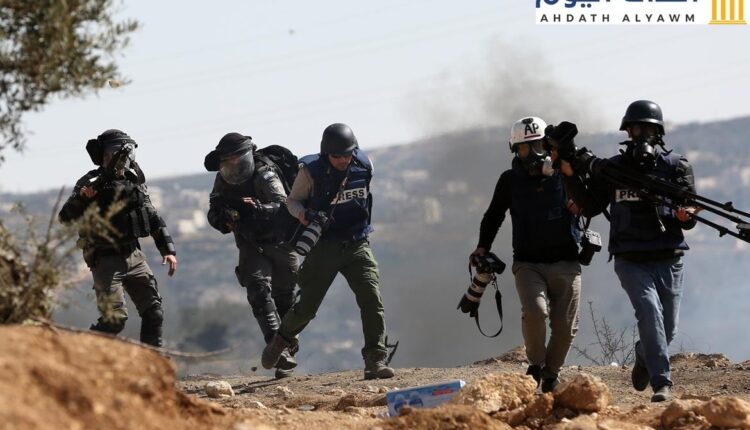 اعتداء الجيش الإسرائيلي على الصحفيين الفلسطينيين