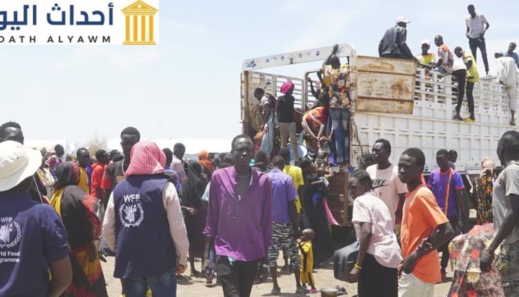 آلاف الأشخاص عبروا الحدود من السودان إلى جنوب السودان فرارا من القتال