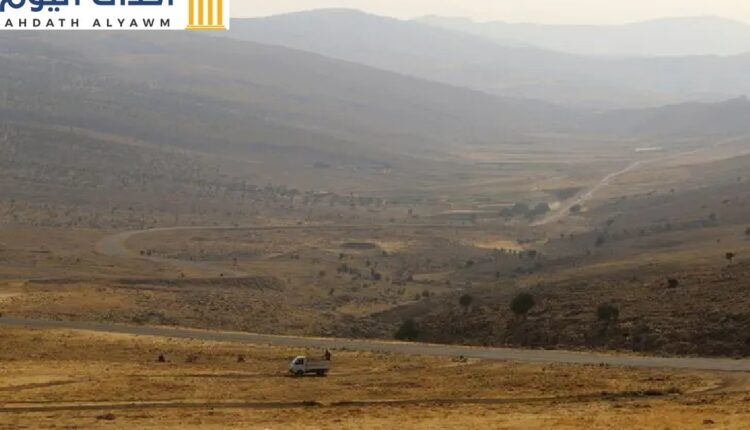 صورة عامة لجبل سنجار في شمال العراق