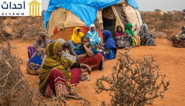 ينتقل الرعاة إلى مواقع مؤقتة يتواجد بها مياه، وذلك بسبب تأثير الجفاف