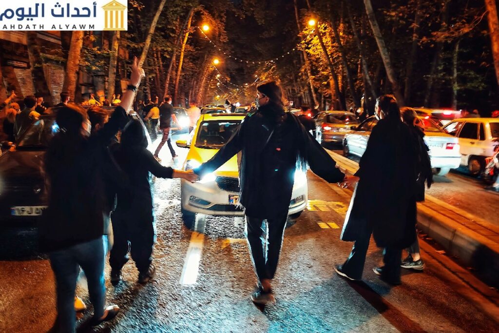 متظاهرون إيرانيون في طهران، إيران