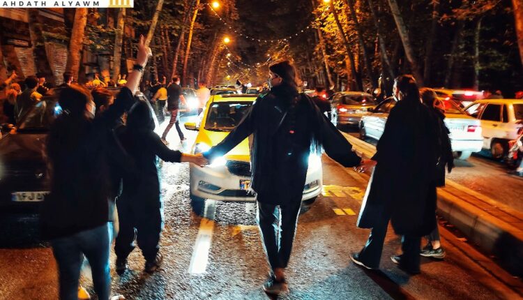 متظاهرون إيرانيون في طهران، إيران